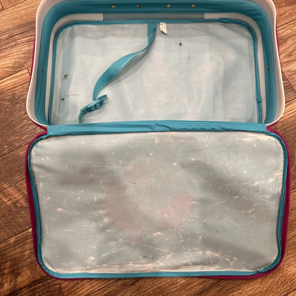 Disney Aladdin Jasmine‎ & Aladdin Kids Luggage Travel Bag Vintage